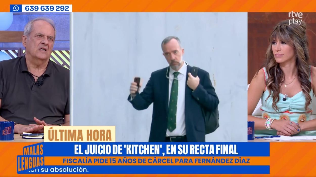 Javier Aroca en 'Malas Lenguas'. RTVE. 