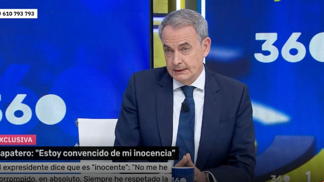 José Luis Rodríguez Zapatero en 'Mañaneros 360'. RTVE.
