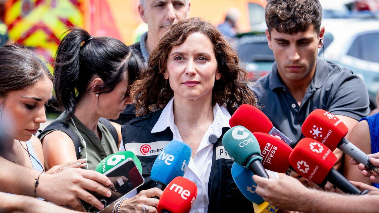 La presidenta de la Comunidad de Madrid, Isabel Díaz Ayuso. EP.