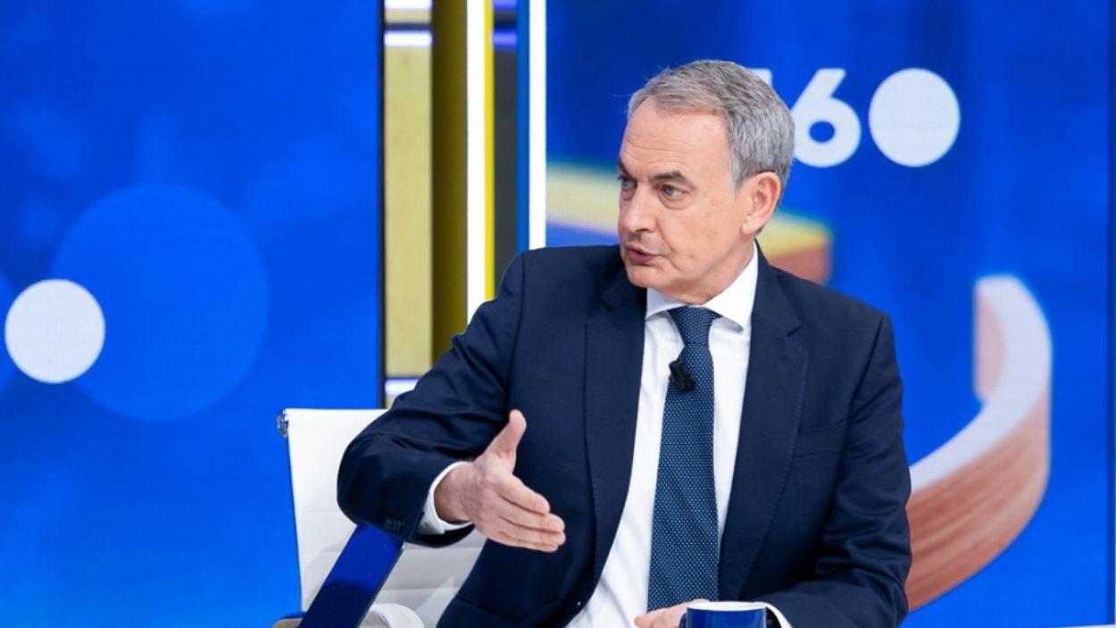 El expresidente del Gobierno socialista, José Luis Rodríguez Zapartero, en su entrevista con 'Mañaneros 360' a 23 de julio de 2026. Fuente RTVE.