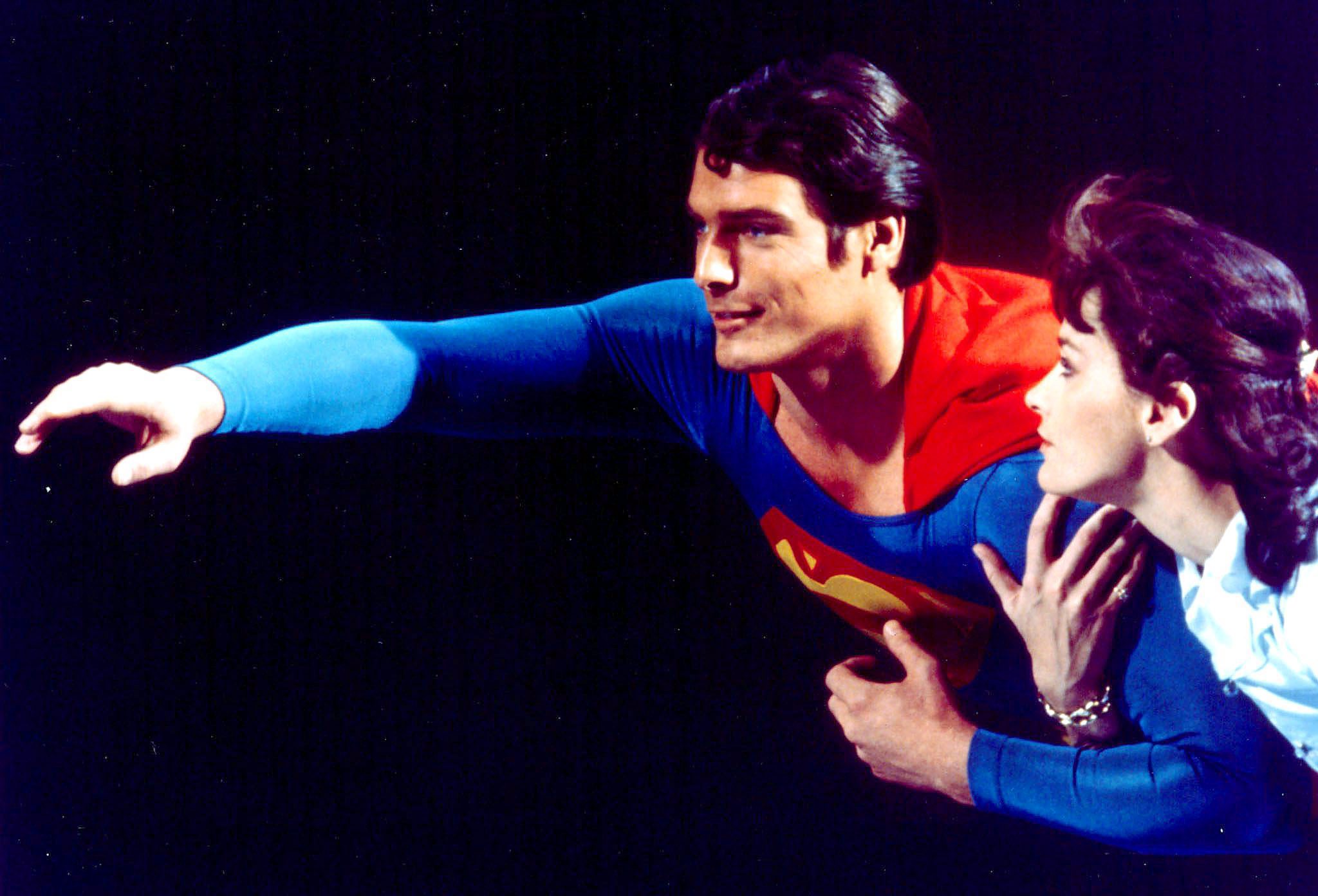 La actriz Margot Kidder en una escena de 'Superman'.