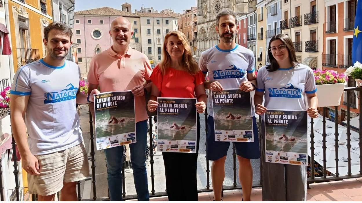 Cartel de presentación LXXXIV Subida al Peñote. Ayuntamiento de Cuenca