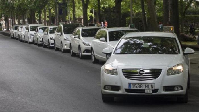taxistas parada taxistas parada