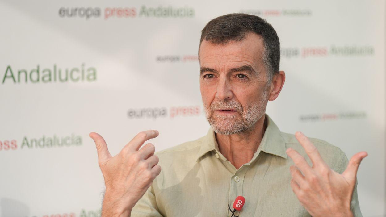 El portavoz de Por Andalucía y coordinador federal de Izquierda Unida, Antonio Maíllo / EP