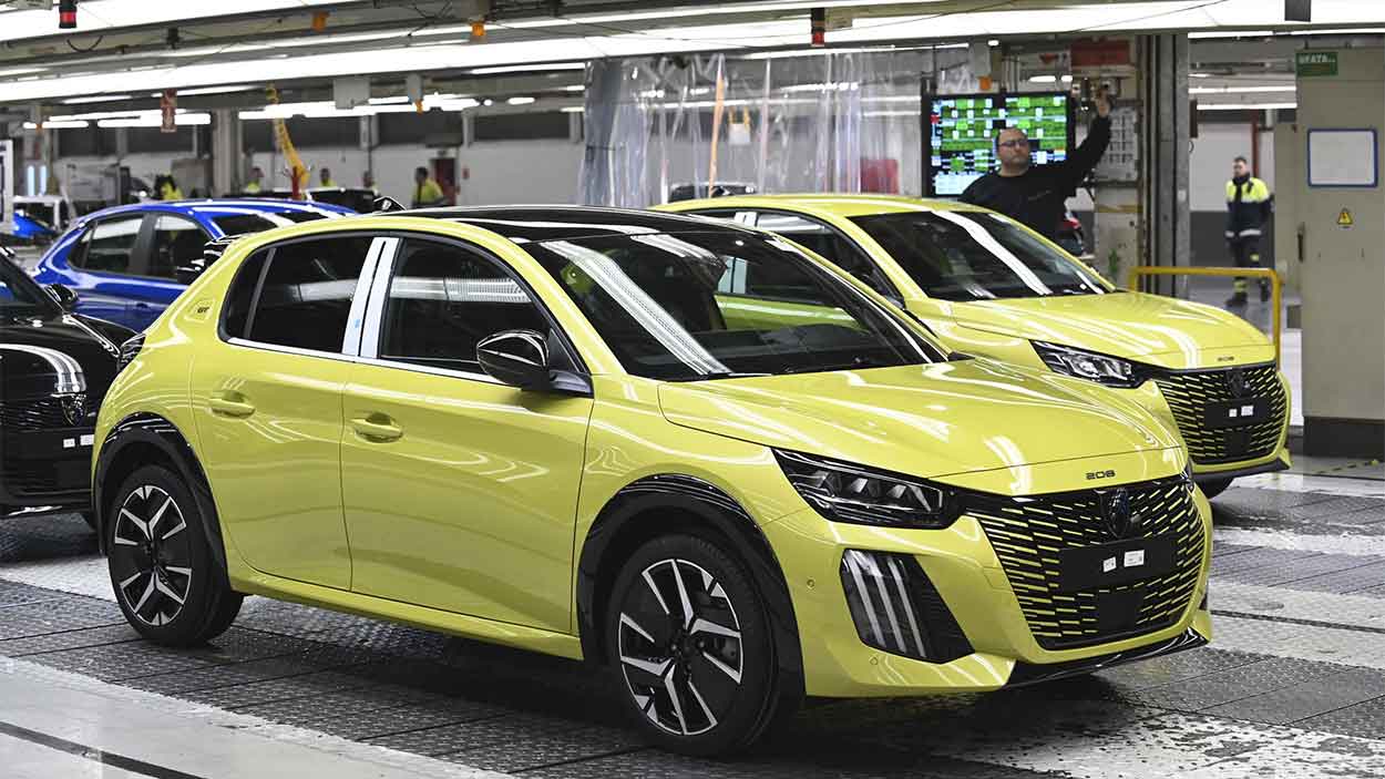 Producción de coches eléctricos en mayo de 2026. EP
