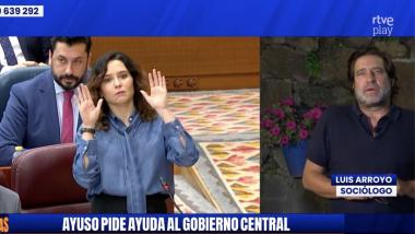El analista político Luis Arroyo. Malas Lenguas.