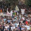 Decenas de miles de personas protagonizan una manifestación contra la saturación turística en Mallorca. EP.