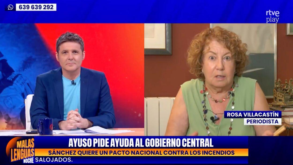 Rosa Villacastín en 'Malas Lenguas'. RTVE. 