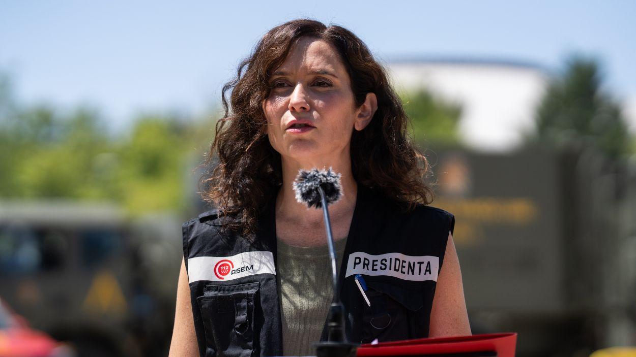La presidenta de la Comunidad de Madrid, Isabel Díaz Ayuso. EP.