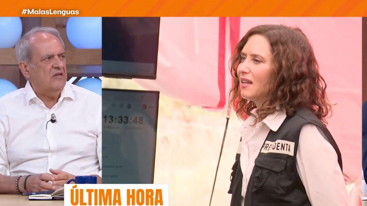 Javier Aroca en 'Malas Lenguas'. RTVE. 
