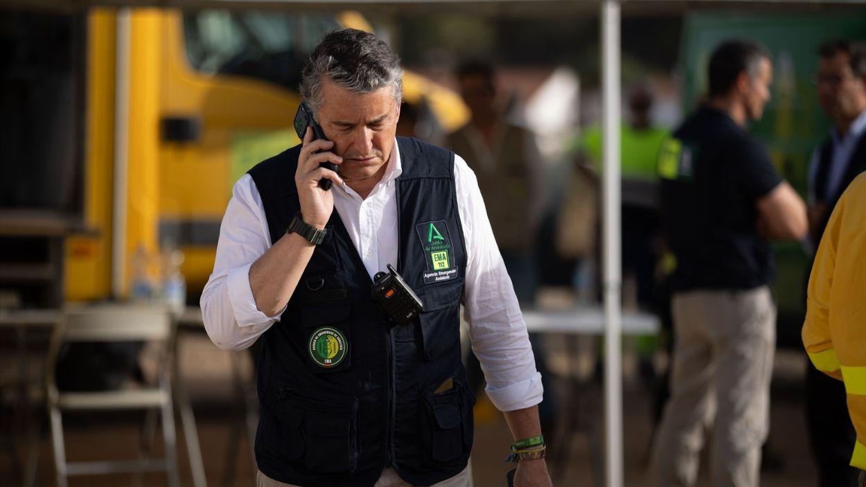 El vicepresidente primero y consejero de Presidencia, Sanidad y Emergencias de la Junta de Andalucía, Antonio Sanz / EP