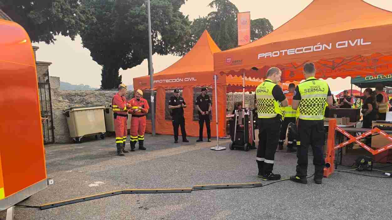 Dispositivo por los graves incendios en la Comunidad de Madrid y Ávila. EP