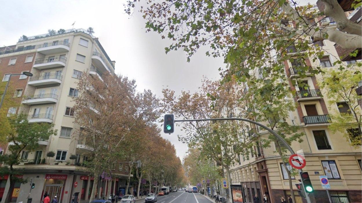 Imagen de la localización de varios pisos de Ayuso en la calle General Martínez Campos (Chamberí). Google Maps.