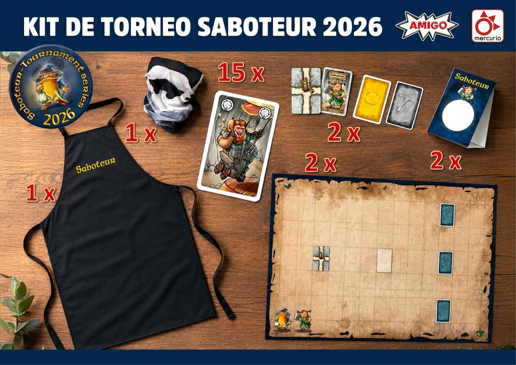 Kit Torneo Saboteur Kit Torneo Saboteur