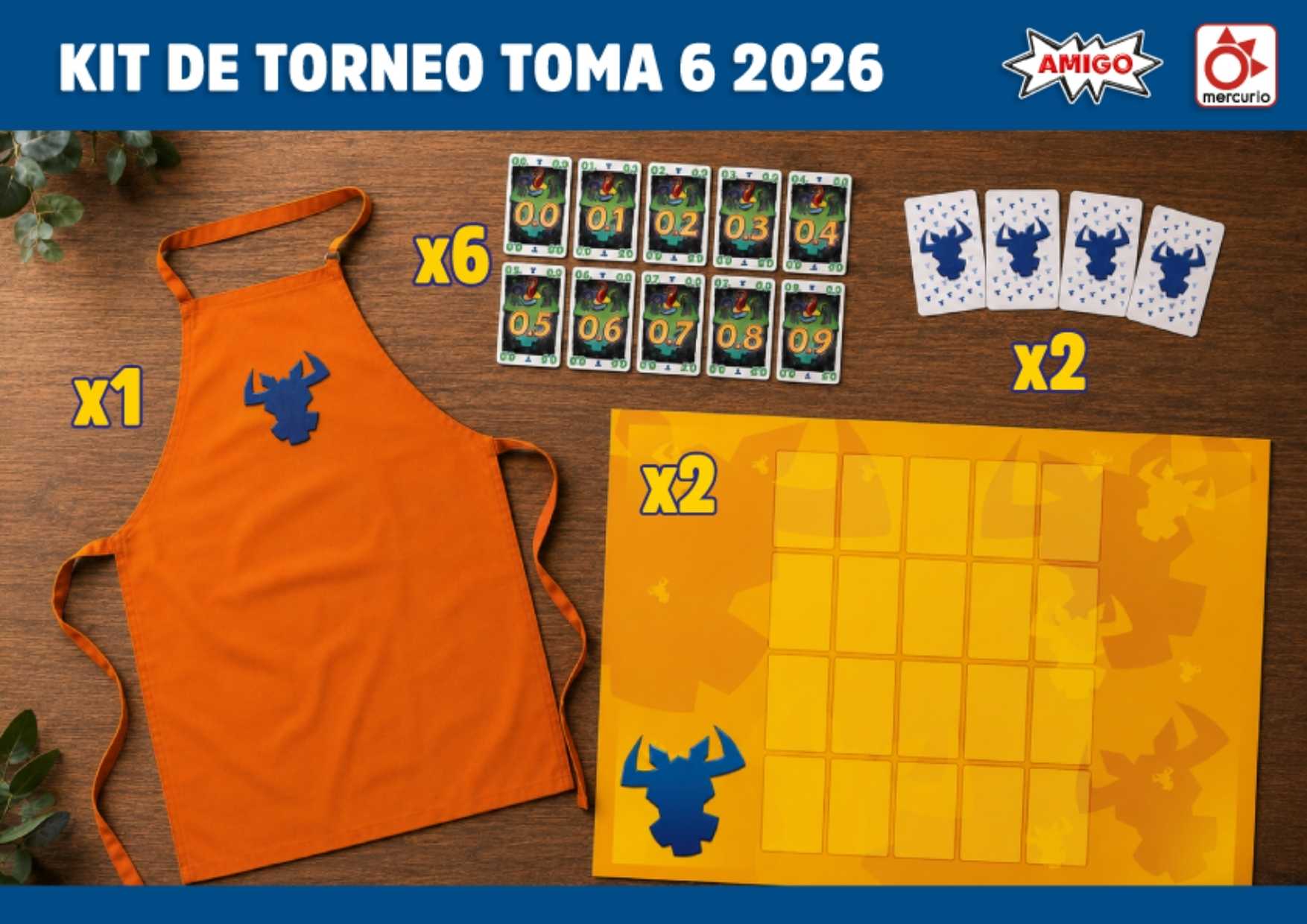 Kit Torneo 2026 Toma 6 Kit Torneo 2026 Toma 6