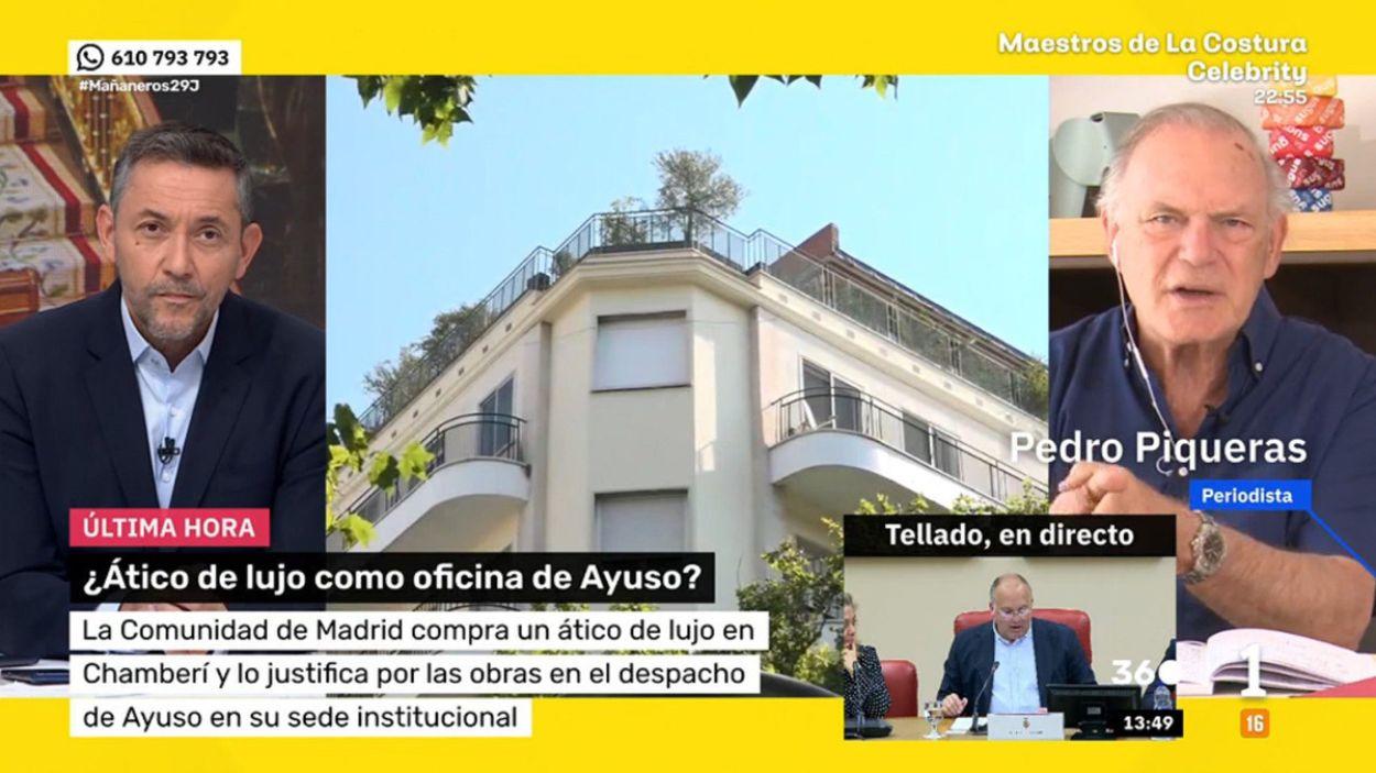 Javier Ruiz y Pedro Piqueras. TVE