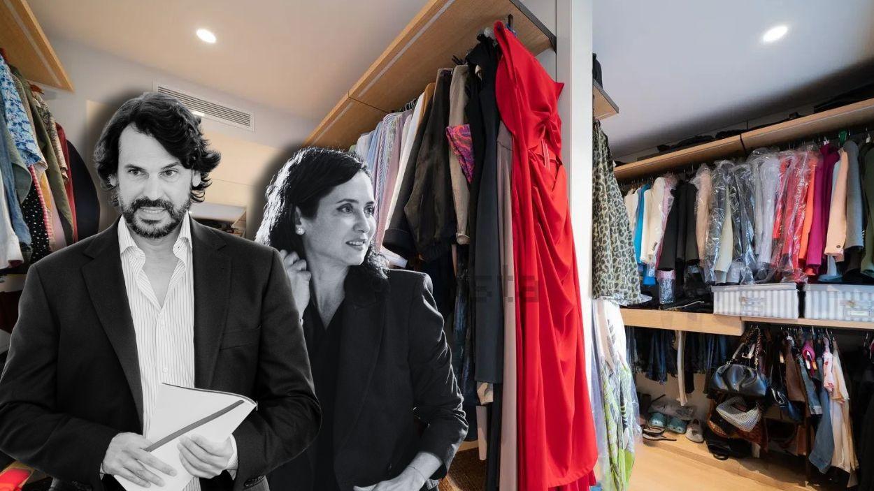 Fotomontaje del piso de Isabel Díaz Ayuso y Alberto González Amador a la venta en Idealista. Elaboración propia.