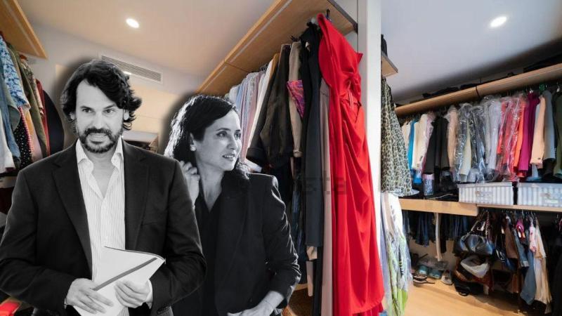 Fotomontaje del piso de Isabel Díaz Ayuso y Alberto González Amador a la venta en Idealista. Elaboración propia.
