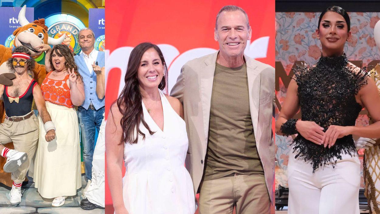 'Grand Prix', 'Amor o lo que surja' y 'Maestros de la Costura Celebrity'. RTVE/MEDIASET