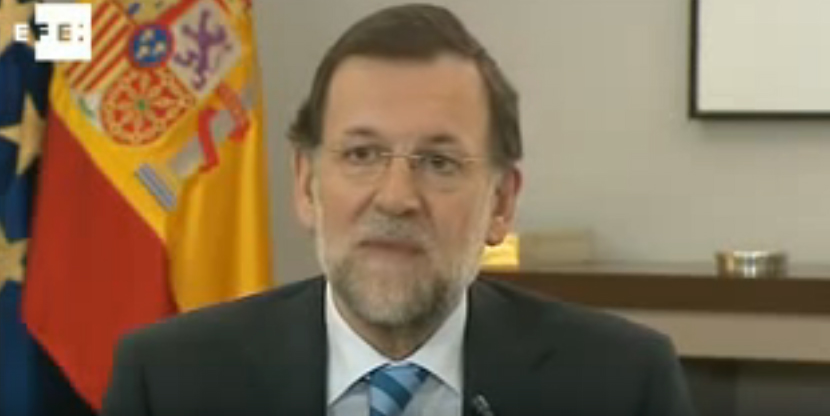 Mariano Rajoy, en su primera entrevista en EFE.