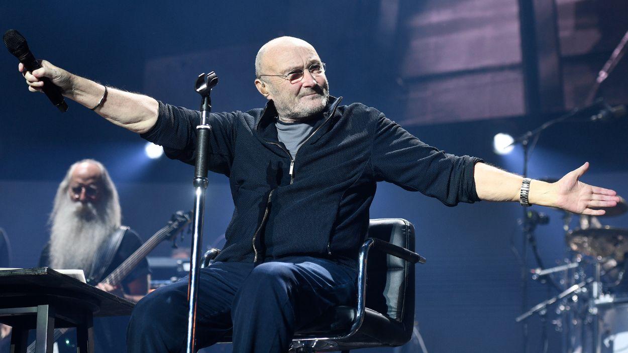 Phil Collins durante un concierto en Praga. EP