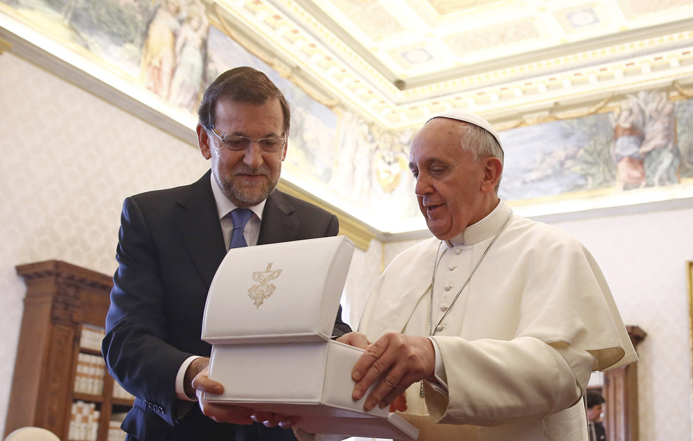 Encuentro de Mariano Rajoy con el papa Francisco en El Vaticano 