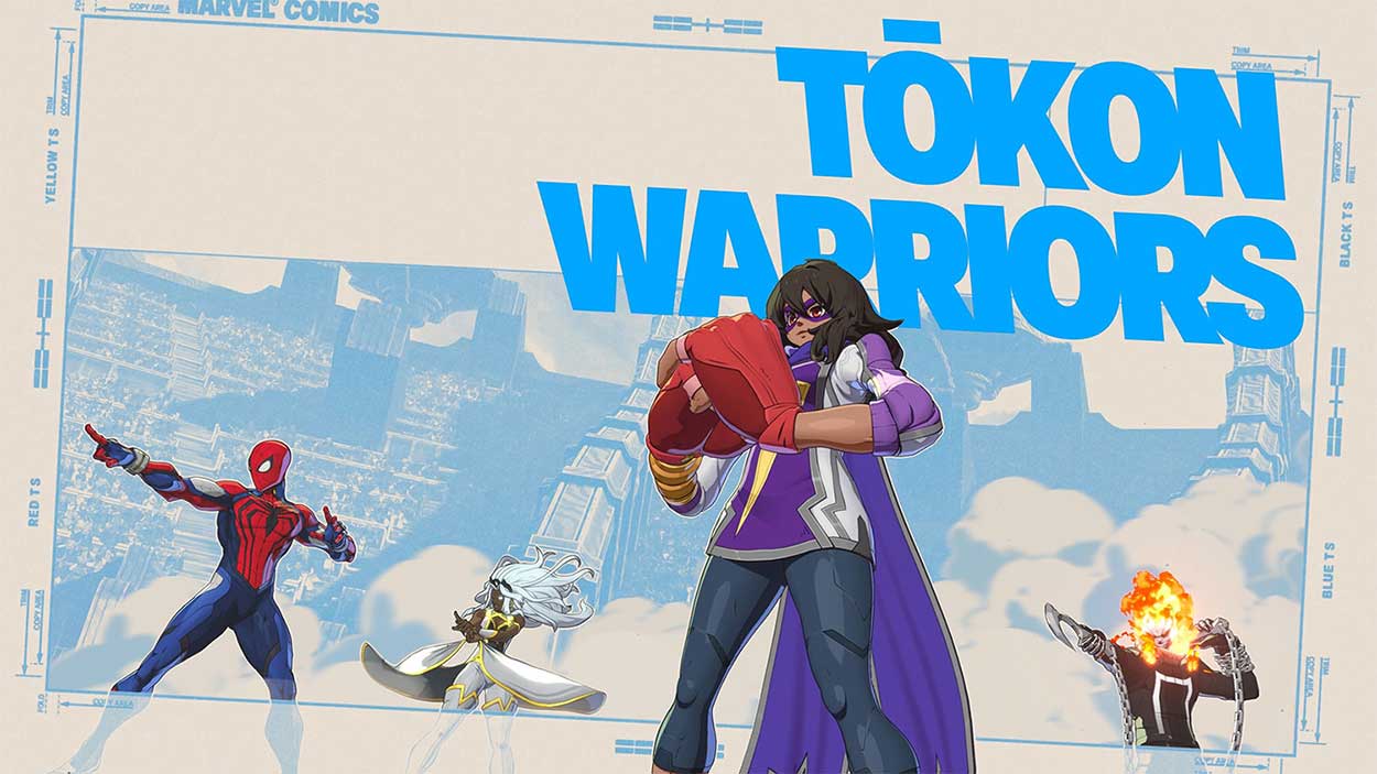 Ms. Marvel y otros personajes en Marvel Tōkon: Fighting Souls