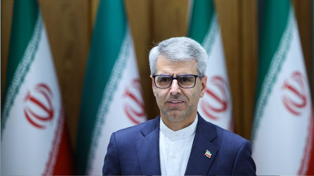 El portavoz del Ministerio de Exteriores de Irán, Esmaeil Baqaei REMITIDA / HANDOUT por PORTAVOCÍA DE EXTERIORES DE IRÁN EN X Fecha: 17/07/2025. EP.