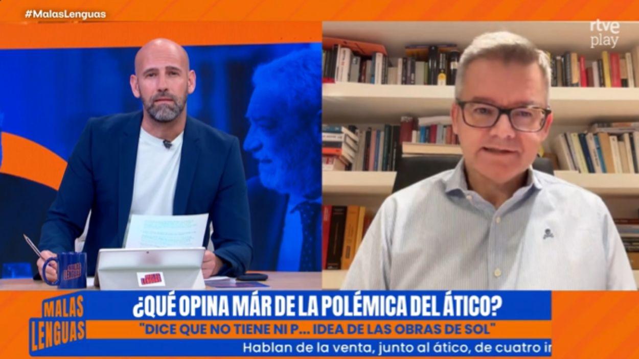 Gonzalo Miró y Manuel Rico. TVE