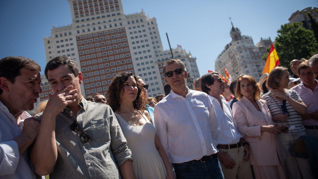 Principales responsables del Partido Popular (PP) en una imagen de archivo. EP.
