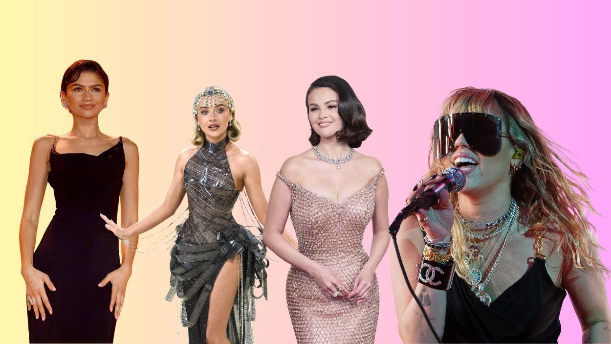 De Disney a las grandes firmas de lujo: el espectacular cambio de Zendaya, Miley Cyrus y Sabrina Carpenter
