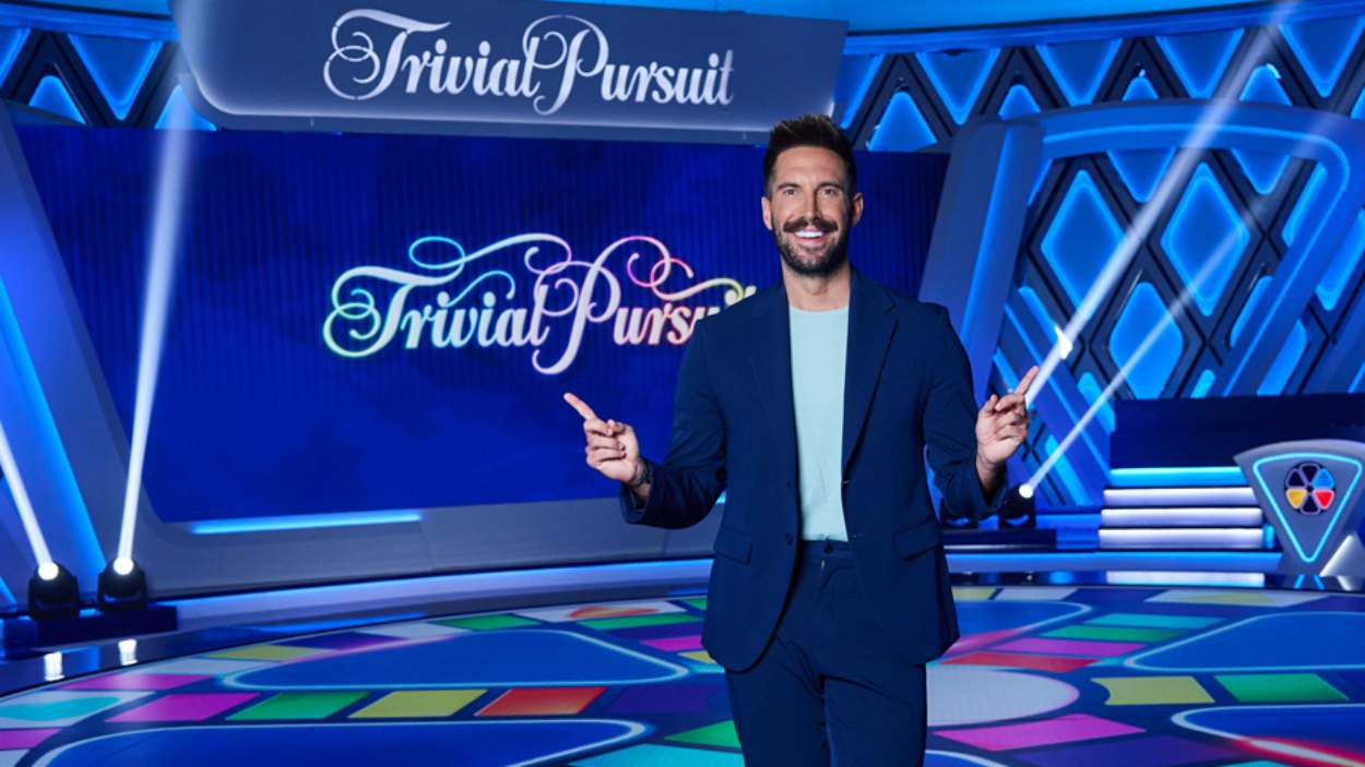 Egoitz Txurruka en el plató de 'Trivial Pursuit' (RTVE)