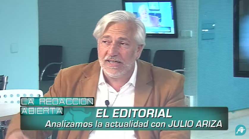 Captura de Julio Ariza en su Editorial de Interconomía