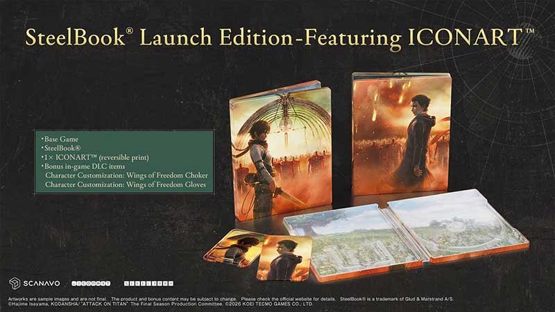 Steelbook de Attack on Titan 3 Steelbook de Attack on Titan 3