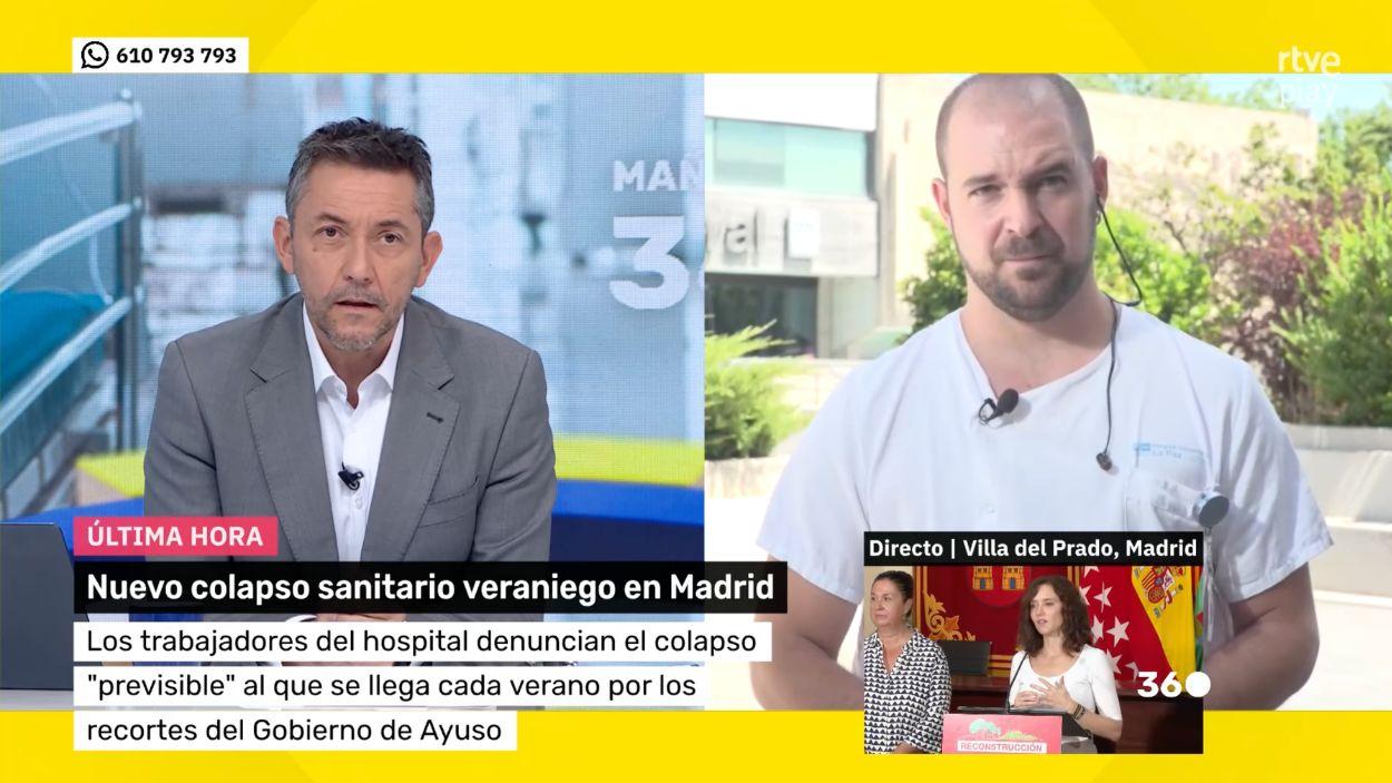 Guillén del Barrio en 'Mañaneros 360'. RTVE.
