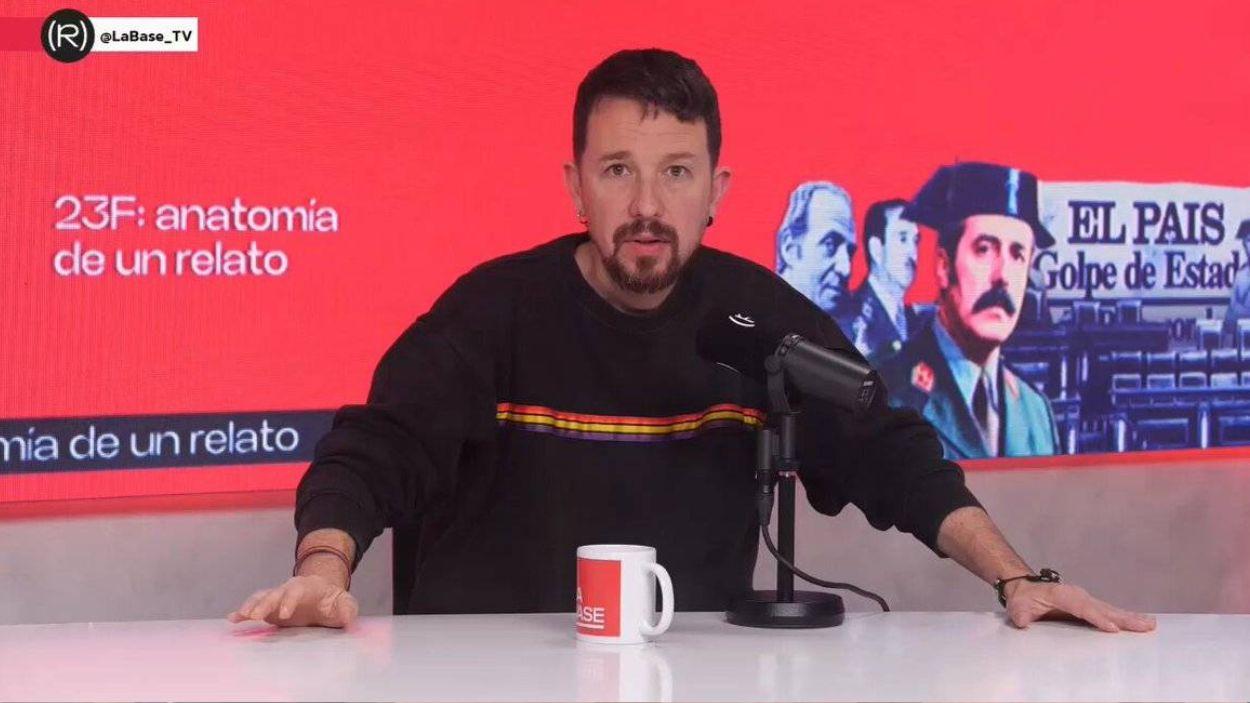 Pablo Iglesias en 'La base'. Canal Red