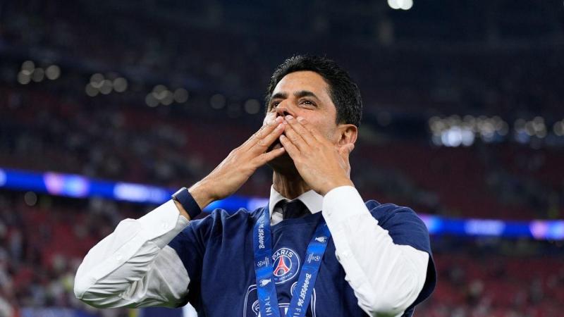 El presidente del PSG, Nasser Al-Khelaïfi. EP. El presidente del PSG, Nasser Al-Khelaïfi. EP.