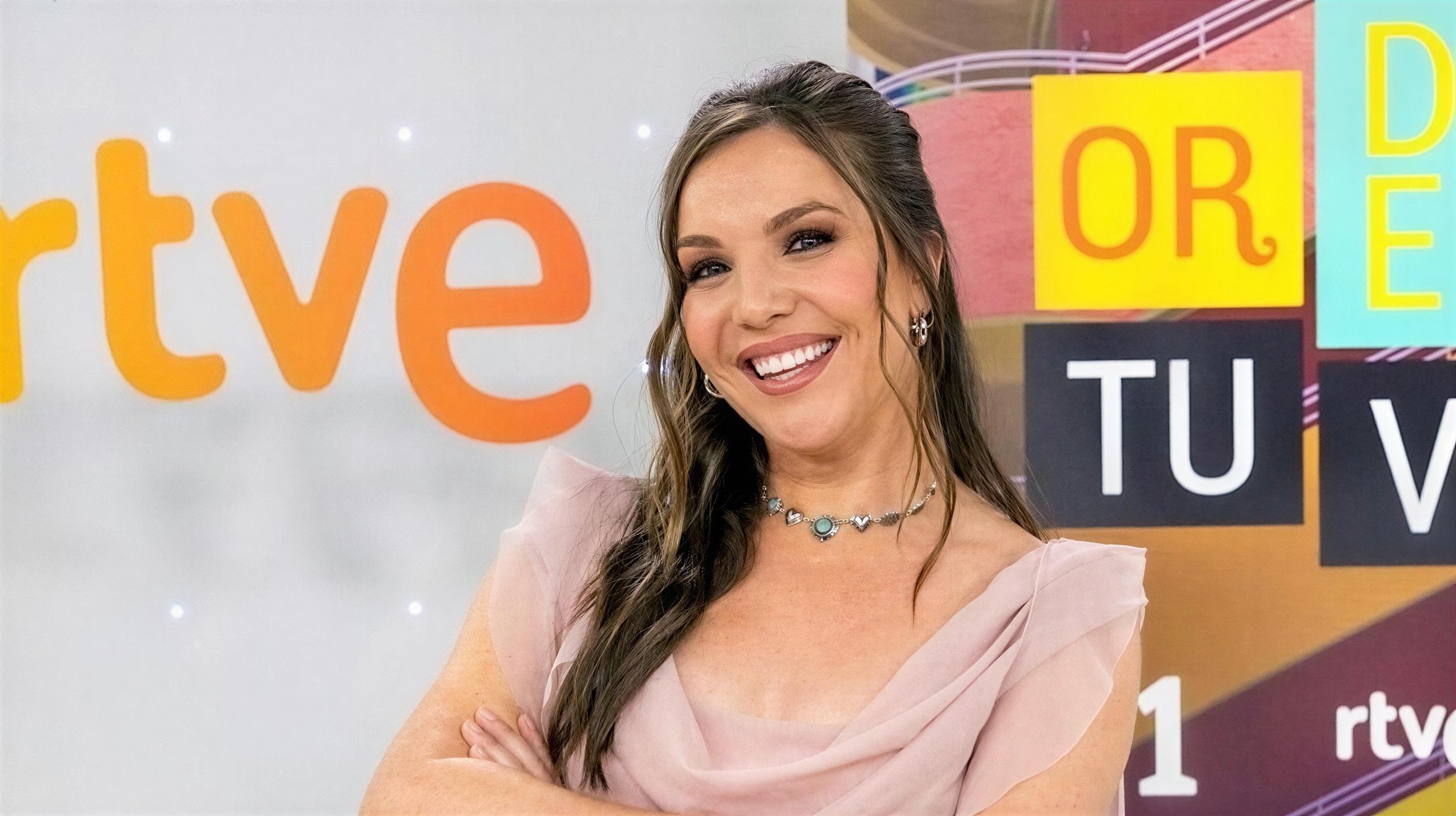 Inés Hernand en la presentación de 'Ordena tu vida'. RTVE. 