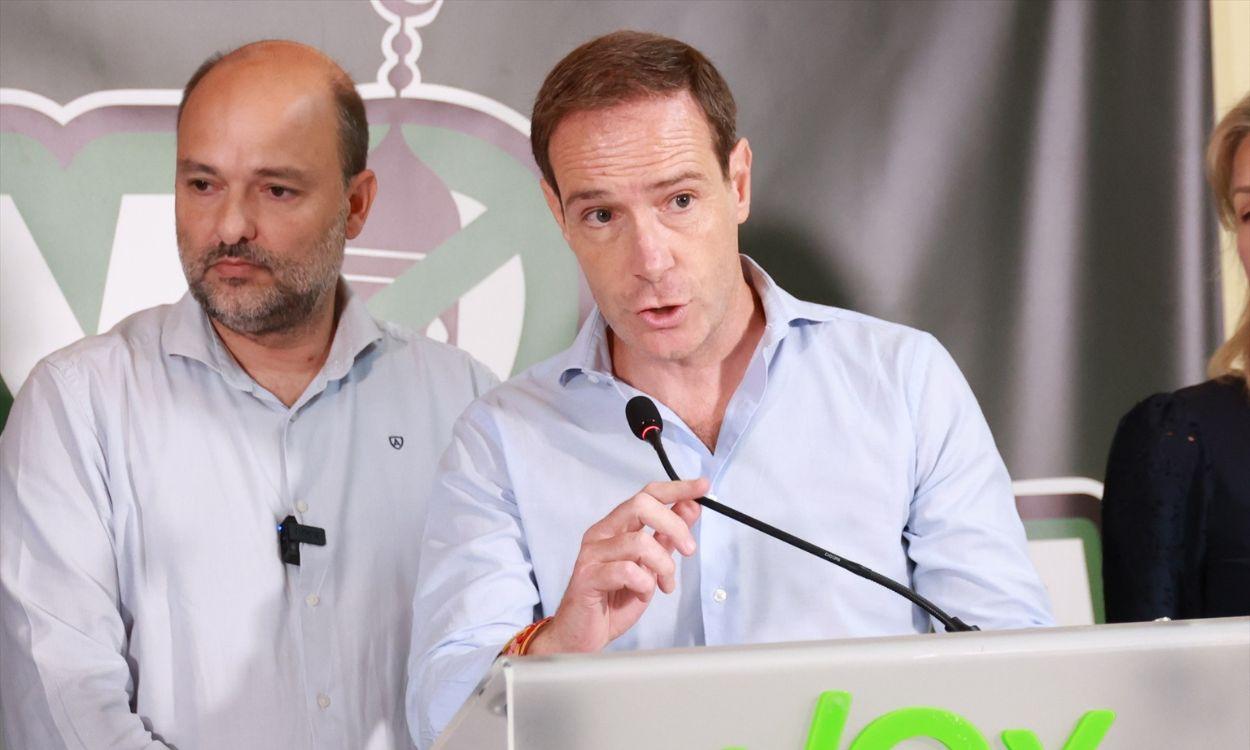 El portavoz de Vox en el Parlamento andaluz, Javier Cortés / EP