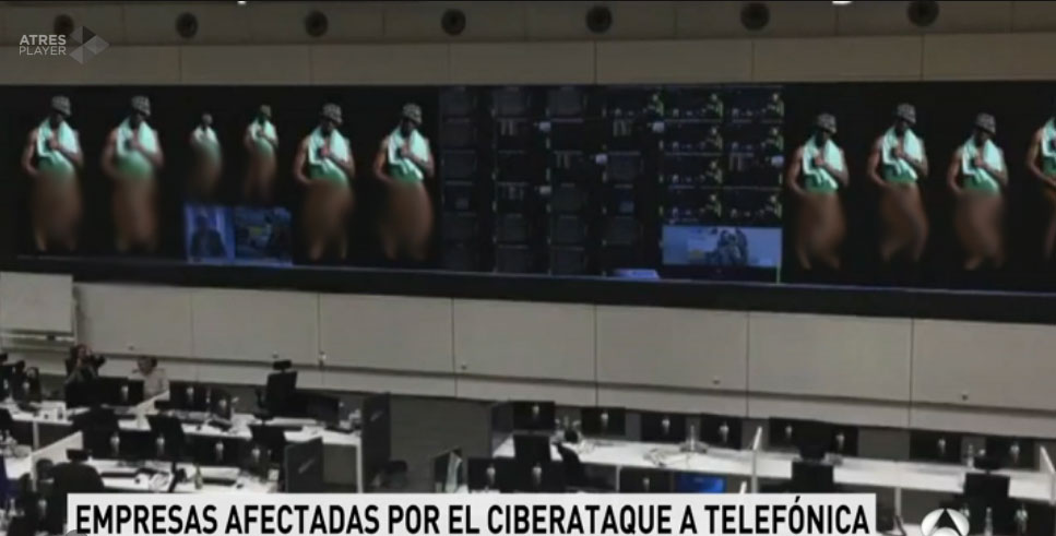 Captura del telediario de Antena 3 con la imagen del bulo