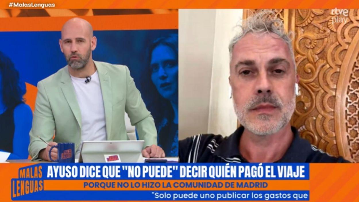 Gonzalo Miró y Javier Flores. TVE