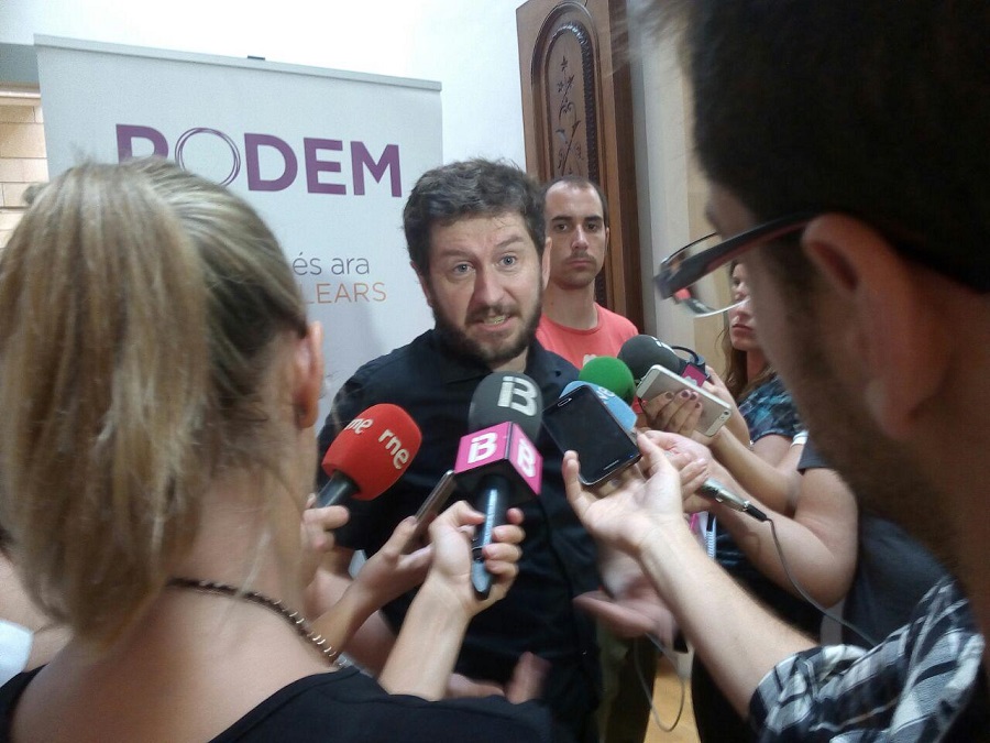 Alberto Jarabo, el actual secretario general de Podemos
