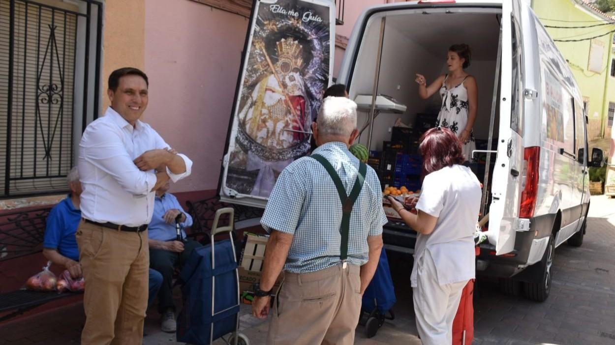 Venta ambulante en pueblos de Cuenca. Diputación de Cuenca
