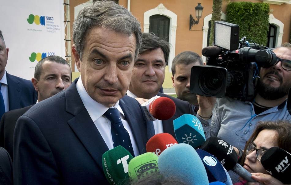 El expresidente del Gobierno José Luis Rodríguez Zapatero