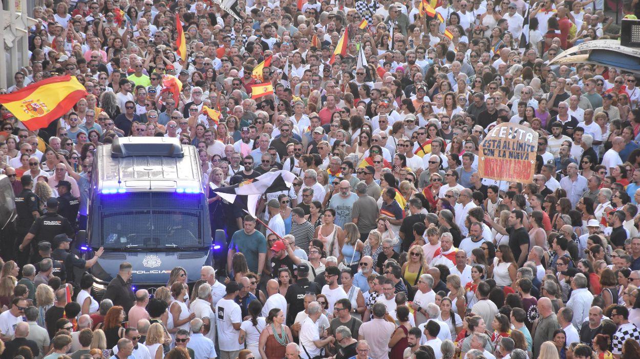 Concentración en Ceuta para exigir respuestas a España y Europa. EP