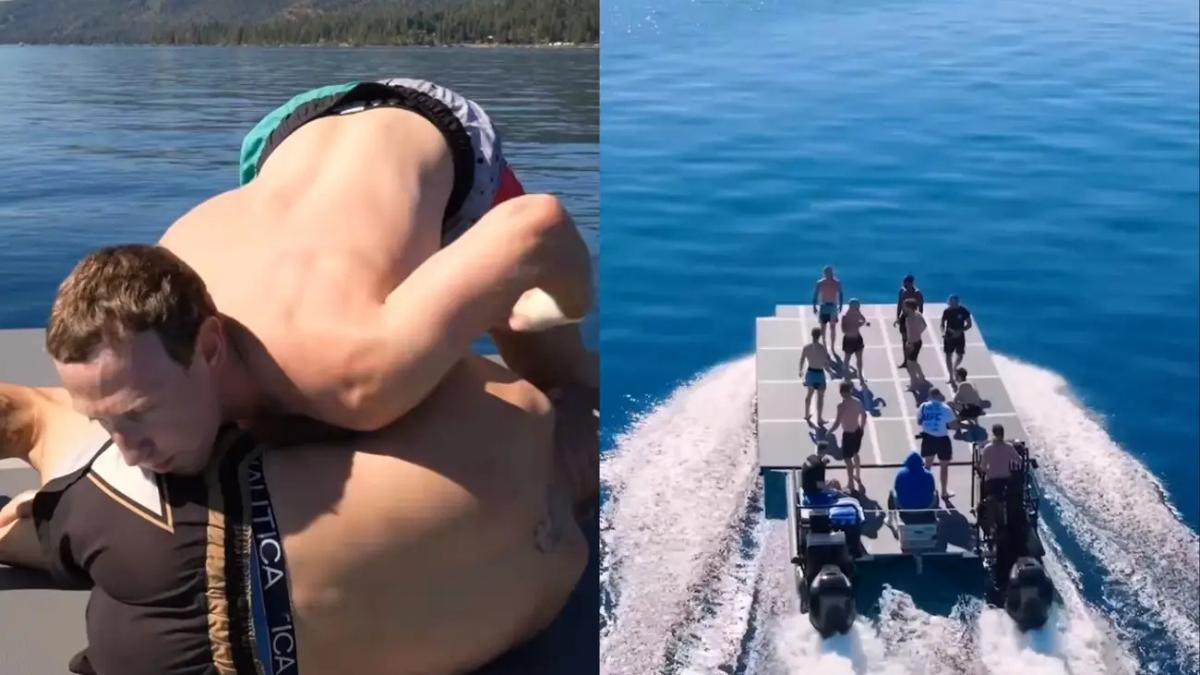 Imágenes del último vídeo de Zuckenberg peleando| @Mark Zuckerberg