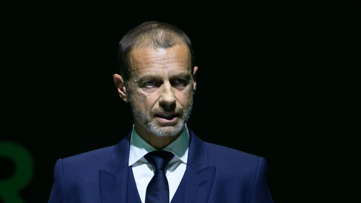 El presidente de la UEFA, Aleksander Ceferin, encabeza la rebelión contra su homólogo en FIFA, Gianni Infantino. Europa Press.