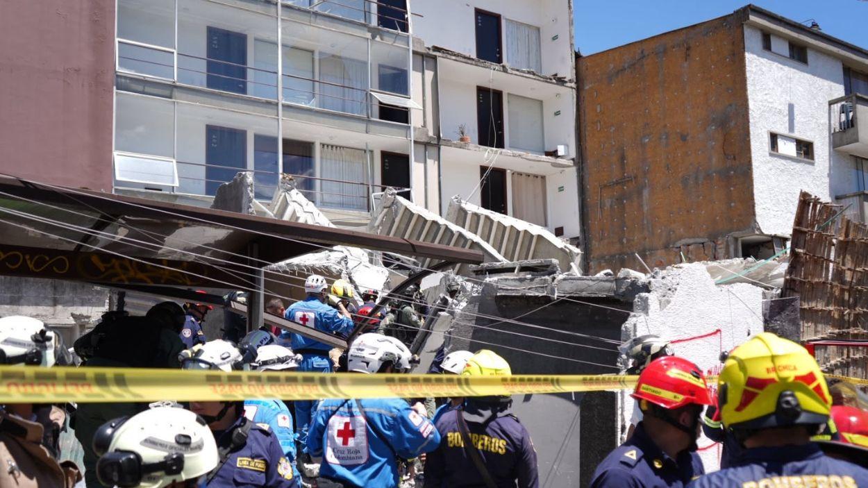 Escombros en Manizales tras el terremoto de Colombia. EP