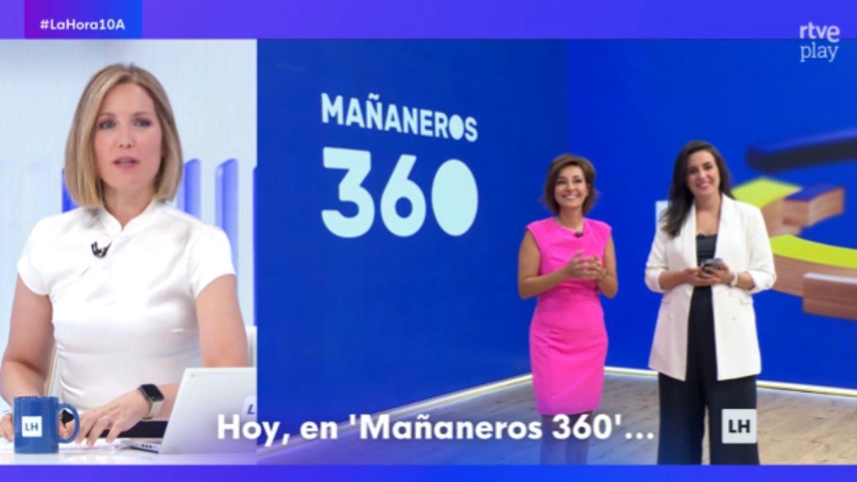 Silvia Intxaurrondo, Adela González y Aida Bao. TVE