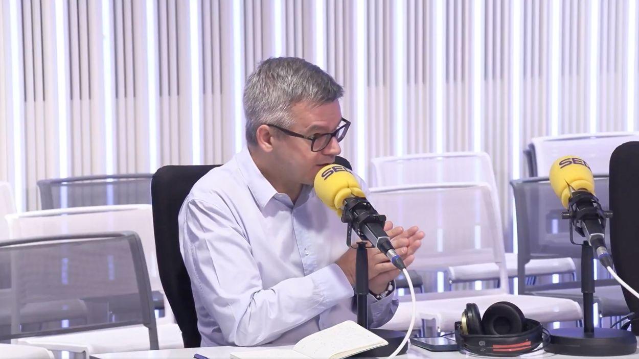 Manuel Rico en 'Hora 25'. CADENA SER. 